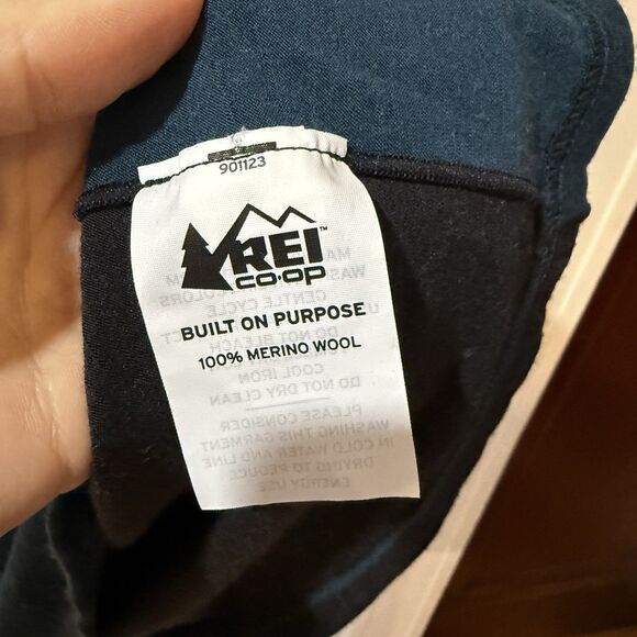 REI Men's Merino Wool Long-Sleeve Half-Zip Base Layer Top XL - Picture 8 of 9
